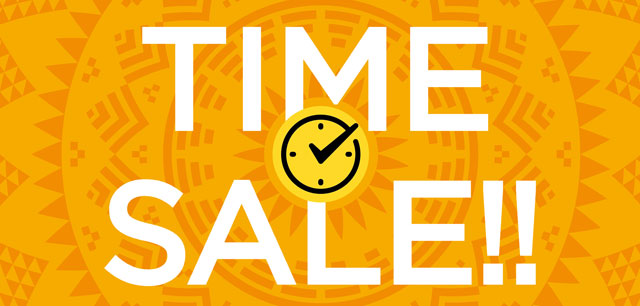 TIME SALE開催!
